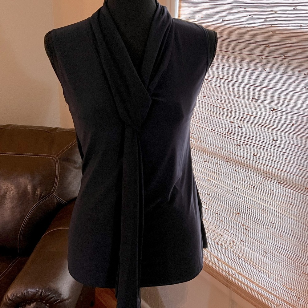 Dressy Navy Blue Top
